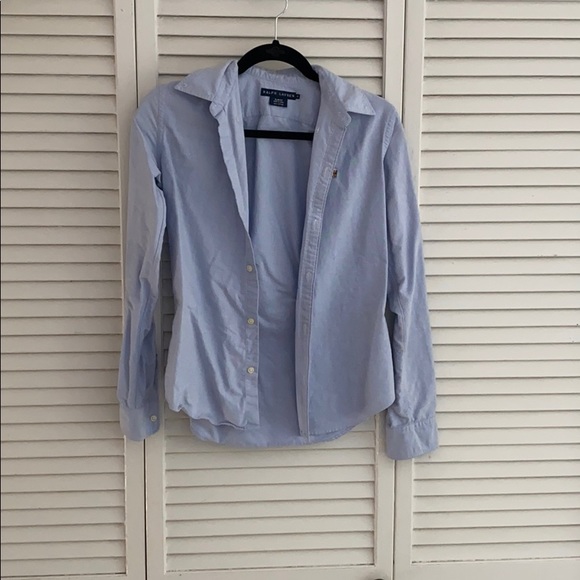Blue Ralph Lauren button up - Picture 3 of 3